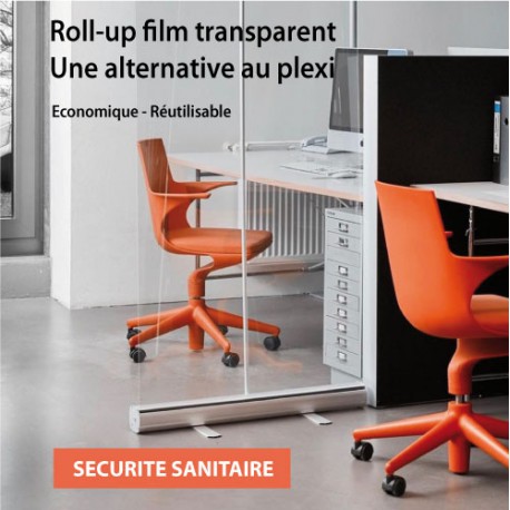roll up film transparent 200 x 85 cm livré