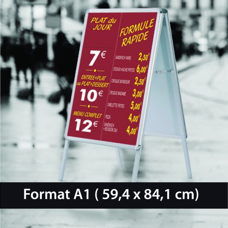 Affiche papier 135 gr A1 imprimée  (59.4 x 84.1 cm)